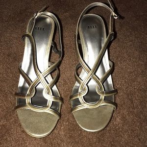 Elle metallic sandals
